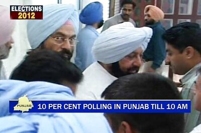 Ten per cent polling in Punjab till 10 am
