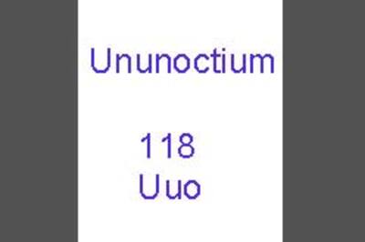 Elementary change in periodic table