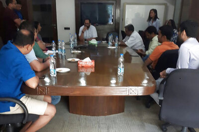 Parents of Children Molested in Playschool Meet RS MP Rajeev Chandrashekar