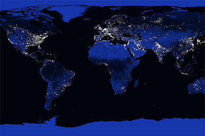 Explore the amazing 1458 megapixel image of the Earth at night