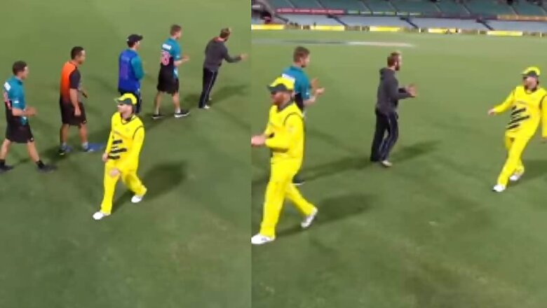 AustraliaVsNewZealand: Teams Awkwardly Shrugs Off Post-Match Handshake over Coronavirus Fears