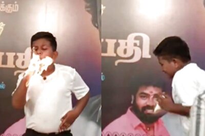 Watch: 11-Year-Old Trying Martial Art Stunt At Vijay’s Birthday Event Sustains Burn Injuries