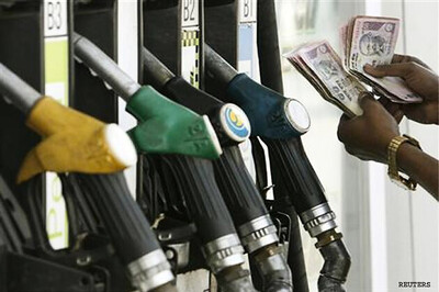 Petrol price hiked by 35 paise per litre