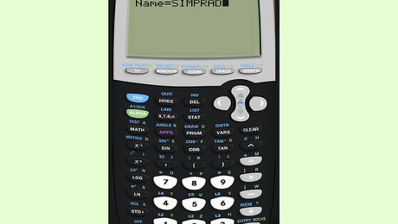 How to Make a Simple Program to Simplify Radicals on a TI 84