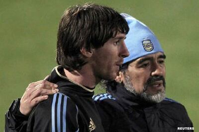 Didn't want Maradona to leave: Messi