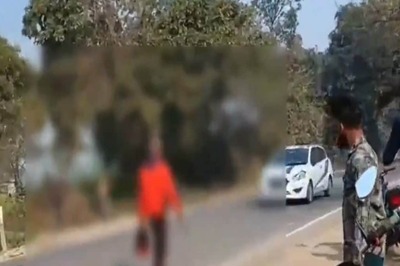 Caught On Cam | UP Man Kills Wife Over Suspicion Of Affair, Walks To Police Station With Her Severed Head