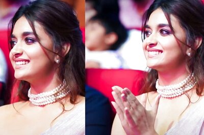 Keerthy Suresh's Lavender Sequin Saree From Bhola Shankar's Pre-release Event Has Internet's Approval