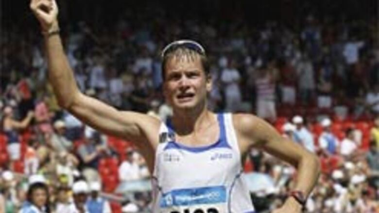 Italy's Schwazer denies Russians golden walk-over