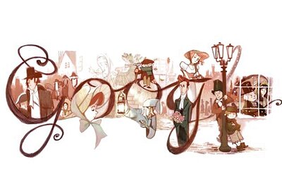Google doodles Charles Dickens' 200th birthday