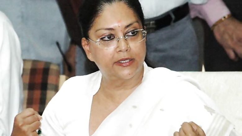 Cong leaders running away from polls because of 'BJP wave': Raje