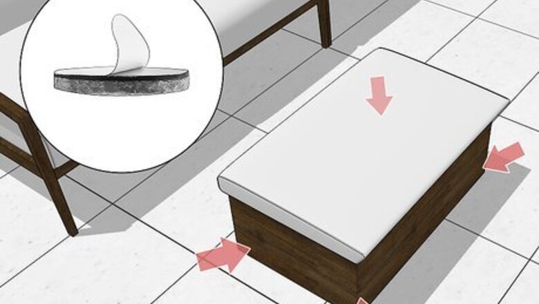 How to Keep an Ottoman from Sliding