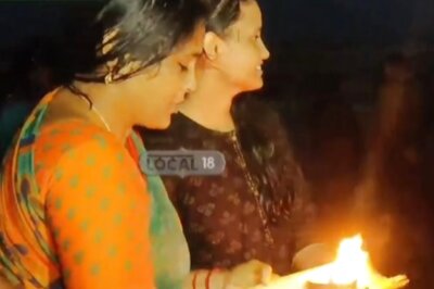 In Andhra's Prakasam, Devotees Take Beach Baths On Karthik Purnima