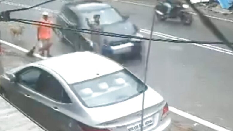 On Cam | Pedestrian Severely Injured After Speeding Car Hits Her In Hyderabad; Driver Arrested