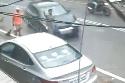 On Cam | Pedestrian Severely Injured After Speeding Car Hits Her In Hyderabad; Driver Arrested
