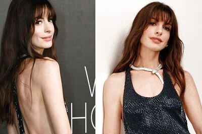 Anne Hathaway Rocks a Ralph Lauren Backless Slinky Dress at the Annual Elle Women in Hollywood Gala