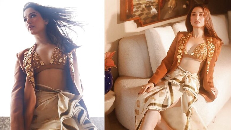 Tamannaah Bhatia, In Quirky Golden Bralette, Is Serving Major Chic Vibes