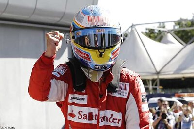 Alonso ends first F1 test with fastest lap