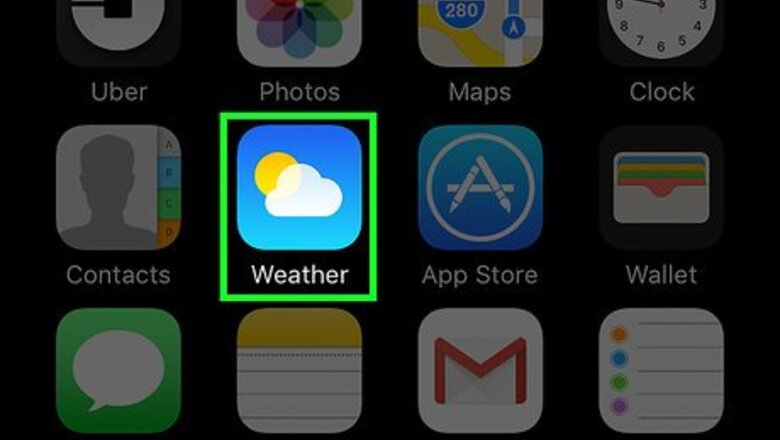 How to See Another City's Weather on an iPhone