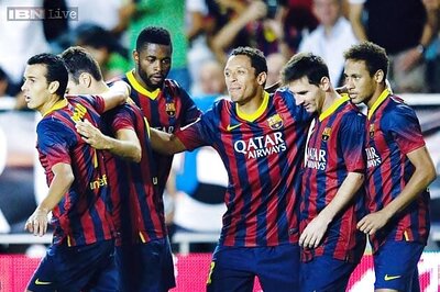 Rodriguez scores hat-trick as Barcelona thrash Rayo Vallecano 4-0