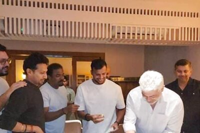 Ajith Kumar Attends Cricketer T Natarajan’s Birthday Bash, Photos Viral