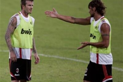 If Beckham does well he should stay longer: Ronaldinho