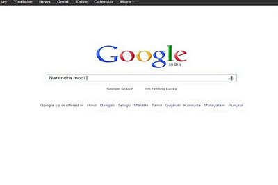 Narendra Modi most searched politician on Google in India in Mar-Aug 2014