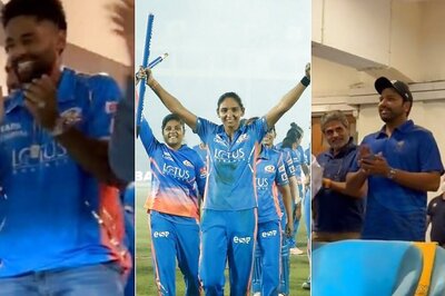 WATCH: Rohit, Suryakumar, Others Give Standing Ovation to Harmanpreet & Co as MI Become WPL 2023 Champions