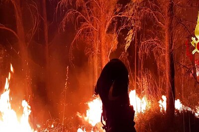 Blaze Ravages Evia Island on Sixth Day of Greek Wildfires