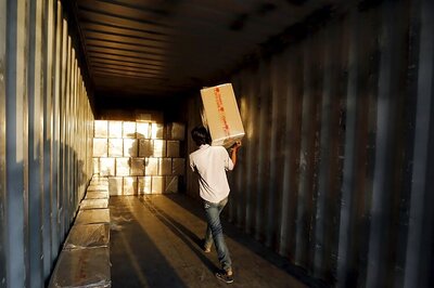 February trade deficit narrows to lowest since September 2013