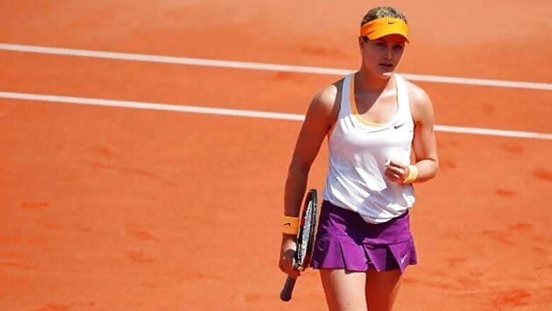 Eugenie Bouchard eases into French Open quarter-finals