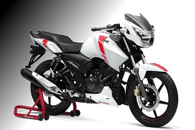 TVS Apache RTR 160 White Race Edition Launched in India for Rs 79,715