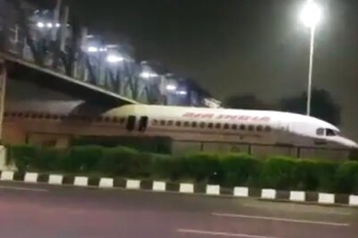 Watch: Retired Air India Aircraft Gets Stuck Under a Bridge Near Delhi’s IGI Airport [Video]