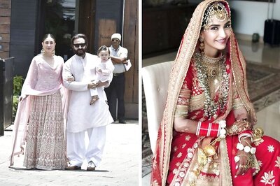 Sonam Kapoor-Anand Ahuja Wedding: Kareena, Saif and Taimur Steal the Show in Colour-Coordinated Ensembles