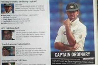 Australian media slams Ponting for series loss