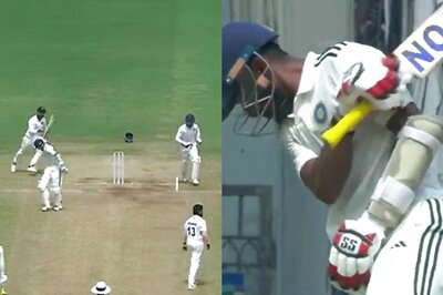 Abhimanyu Easwaran Slams His Bat In Anger After Getting Out For 191 Runs In Irani Cup vs Mumbai – WATCH
