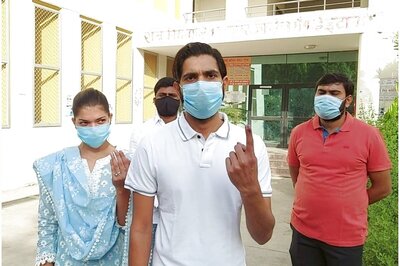 Voting For 114 Posts Of Village Pradhans Held In Uttar Pradesh