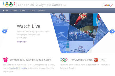 How to follow London Olympics 2012 with Google
