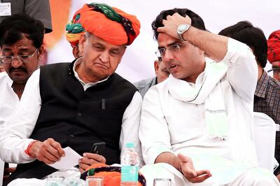 Desert Storm: Turbulence again for Congress in Rajasthan as Pilot-Gehlot Discord Returns