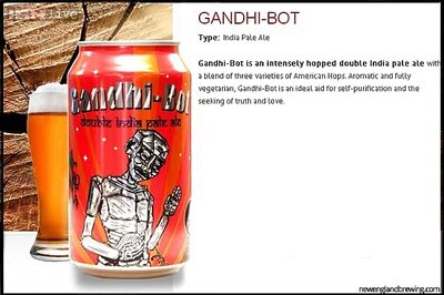 US-based brewery seeks to end uproar over 'Gandhi-Bot beer'