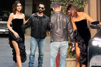 Kriti Sanon ALMOST Falls As Her Stiletto Gets Stuck At Trailer Launch, Shahid Gives Her A Hand; Watch