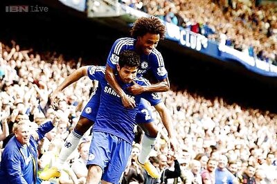 Costa's 8th EPL goal gives Chelsea a 3-0 win over Aston Villa