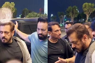 Salman Khan Departs Mumbai In Style with Heavy Security; Bodyguard Shera Ensures Crowd Control