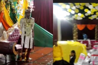Watch: Rain Turns Wedding Hall Into Water Wonderland, Groom Stays Calm
