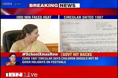 Centre cites a 1987 circular in its defence on Good Governance day celebration on Christmas