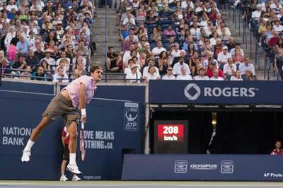 Federer to face Berdych in Toronto quarterfinals