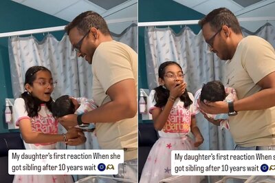 10-Year-old Girl's Priceless Reaction After Meeting Newborn Sibling is Too Adorable