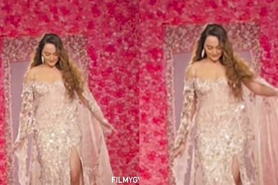 Sonakshi Sinha Almost Trips As She Walks The Ramp At India Couture Week 2024; Watch Viral Video