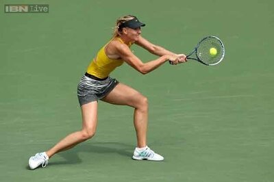 Maria Sharapova survives scare to progress at Stuttgart