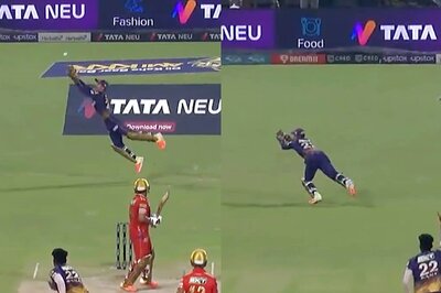 IPL 2023: Rahmanullah Gurbaz Fumbles, but Redeems Himself to Complete Stunning Diving Catch | WATCH