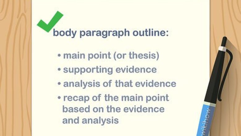How to Write a Body Paragraph